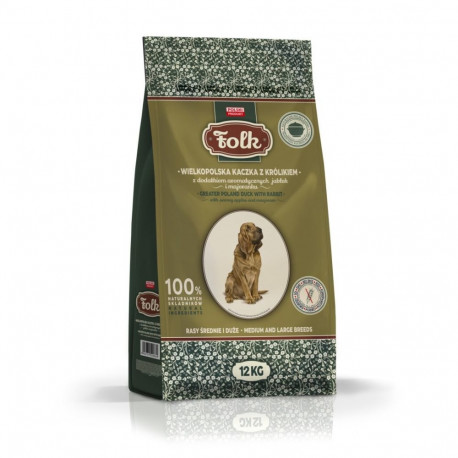 FOLK Medium and large breeds Traditional Greater Poland duck with rabbit, apples and marjoram - dry 
