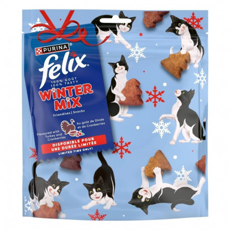 PURINA Felix Winter Mix kalkun ja jõhvikad kassimaius 200g