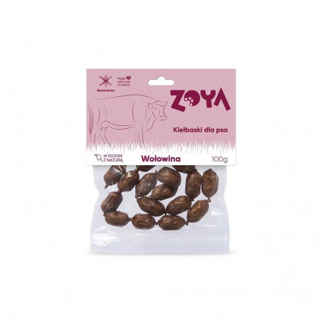 ZOYA Beef sausages - dog treat - 7 pcs