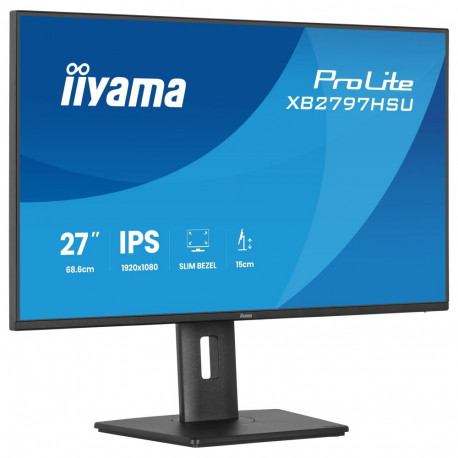 "68,6cm/27"" (1920x1080) iiyama ProLite XB2797HSU-B1 16:9 IPS 4ms 120Hz HDMI DisplayPort USB VESA Sp