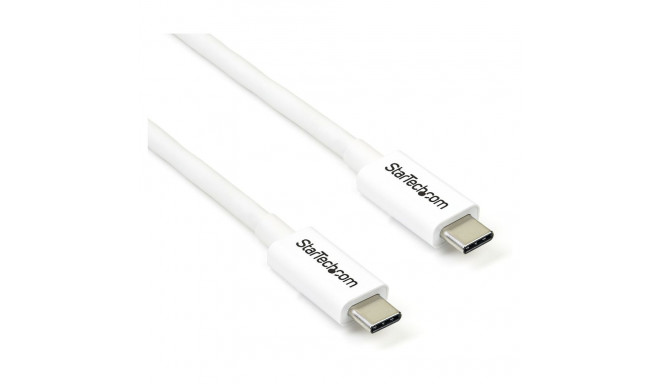 Thunderbolt 3 kaabel, 20Gbit/s, 2m, valge