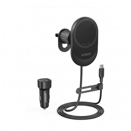 "MagGo Magnetic Wireless Car Charger 15W, Black"