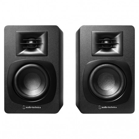 Audio Technica AT-SP3X aktiivsed riiulikõlarid (must, Bluetooth 5.3)