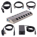 "StarTech 7-PT USB HUB W/ON/OFF SWITCHES"