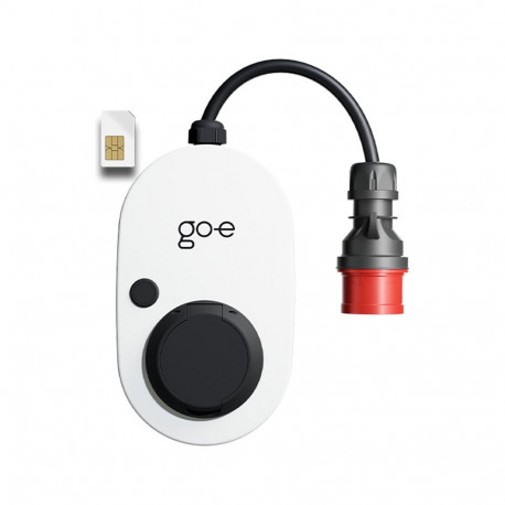 go-e mobiilne laadimisjaam Charger Gemini flex 2.0 11kW (16A 3-faasiline), 4G/LTE, valge/must