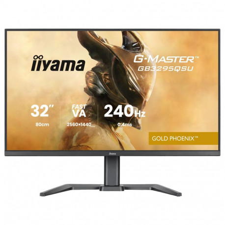 "80,0 cm/31,5"" (2560×1440) iiyama G-MASTER GB3295QSU-B1 16:9 Fast VA 0,4ms (MPRT) 240Hz HDMI 2.1 ×2