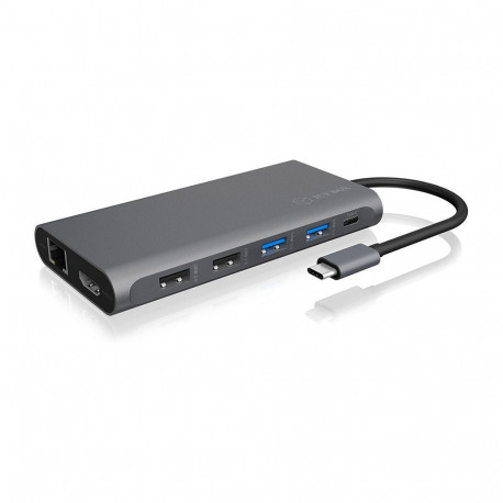 "ICY BOX IB-DK4050-CPD USB-C 12-in-1 PD 100W DockingStation"