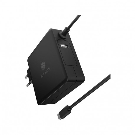 ICY BOX sülearvuti toiteadapter IB-PS101-PD universaalne USB-C 90W 1,8m kaabel