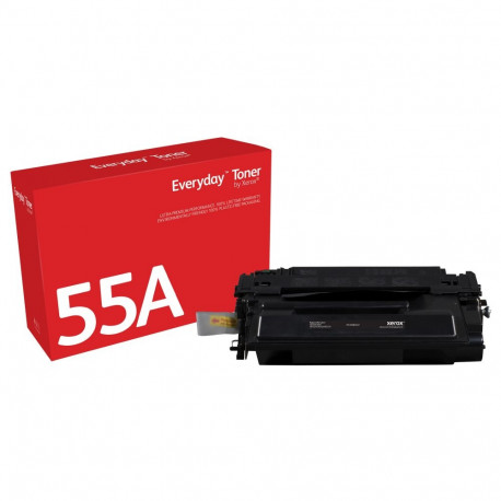 "Xerox Black Toner Cartridge equivalent to HP 55A for use in LaserJet Enterprise P3011, P3015; Flow 