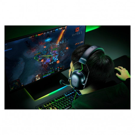 Razer BlackShark V2 X must juhtmega kõrvu katev mänguri peakomplekt