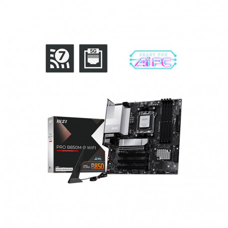 "MSI Pro B850M-P Wifi (B850.AM5.mATX.DDR5)"