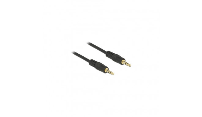 "Audio Klinke 3,5mm (ST - ST)4Pol 1m"