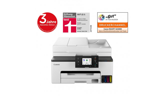 "T Canon MAXIFY GX2050 Tinte-Multifunktionssystem 4in1 WLAN ADF Duplex"
