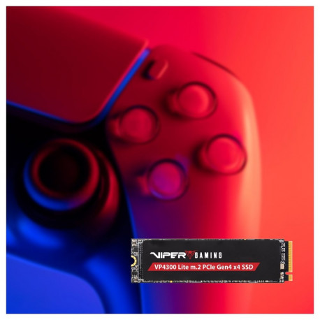 "M.2 Patriot 4TB 7400/6400 VP4300 Lite M.2 PAT PCIe (schwarz, PCIe 4.0 x4, NVMe 2.0, M.2 2280)"