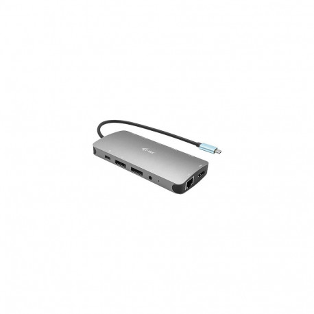D i-tec metallist USB-C Nano universaalne dokkimisjaam 3x Display + Power Delivery 100 W