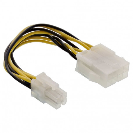 Intos Inline toiteploki adapter 8-pin pesa -> 4-pin pistik