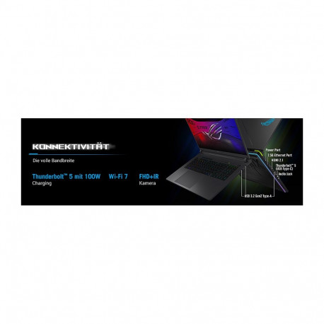 ASUS ROG Strix G18 G815LW-S9134W 18-tolline WQXGA Core Ultra 9 275HX 32GB/2TB RTX5080 Win11