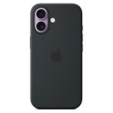 "Silikon Case iPhone 17 mit MagSafe (schwarz)"