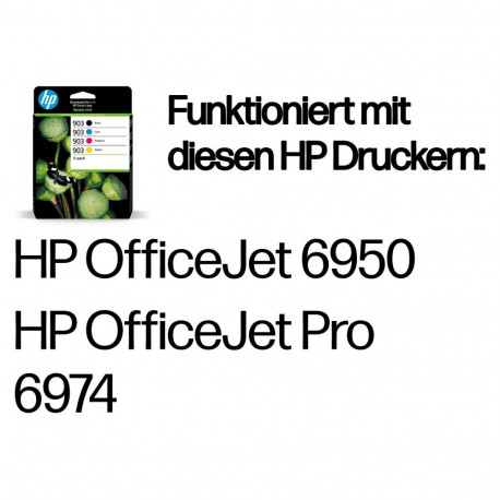 "HP 903 CMYK Original Ink Cartridge 4-Pack"
