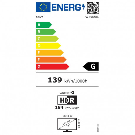 FW-75EZ20L 75-tolline LED 4K