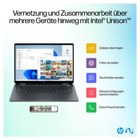 "HP OmniBook Ultra Flip 14-fh0075ng CU7 256V 16 GB 1 TB SSD Windows 11 Home"