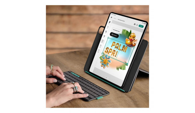 Logitech ümbris Flip Folio DEU, grafiit