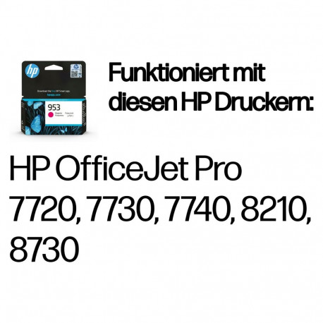 "HP 953 original Ink cartridge F6U13AE BGX Magenta 700 Pages"