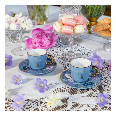 "Bialetti Set 2 Tassen inkl. Untertassen Bridgerton"