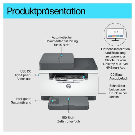 "L HP LaserJet M234sdn S/W-Laserdrucker 3in1 A4 LAN ADF Duplex"