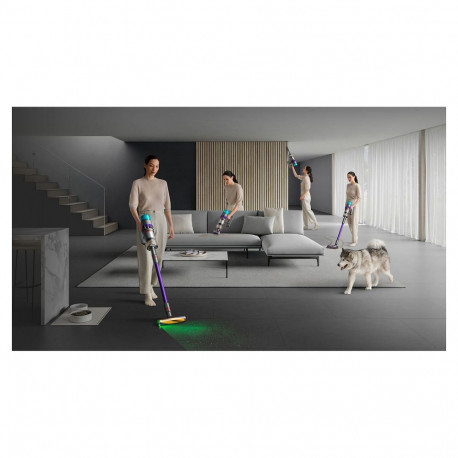 "Dyson Gen5Detect Absolute Kabelloser Staubsauger (Rot/Silber/Türkis)"