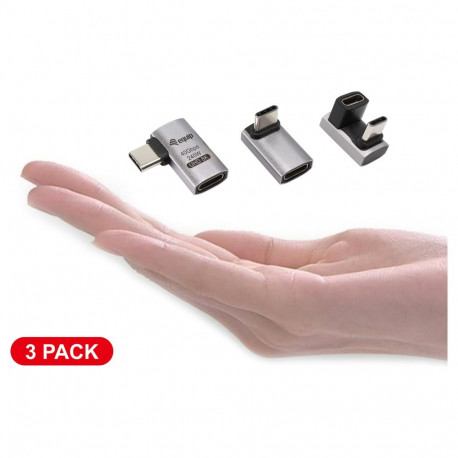 "Equip Adapter USB 4.0 -> USB-C 40Gbps. 240W PD. 3er-Pack gr"