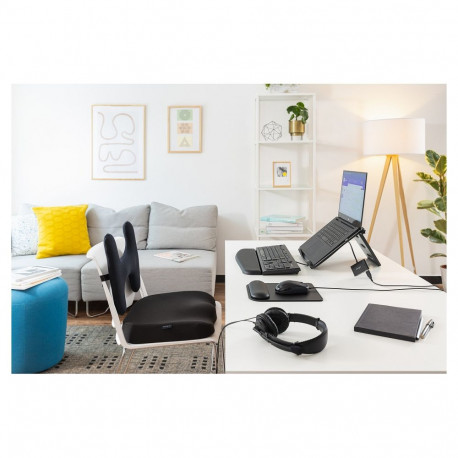 Kensington USB jaotur UH4000 USB3.0 4-pordiline 5Gbit/s, must