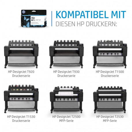 "HP 727 300-ml Tintenpatrone Gelb"