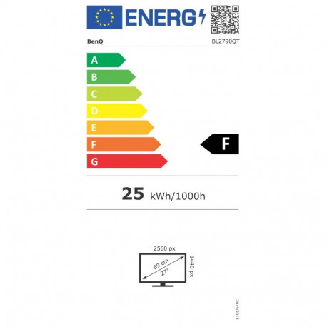 "BenQ 68.6cm BL2790QT 16:9 DP/USB-C/HDMI bk.lift/piv QHD"