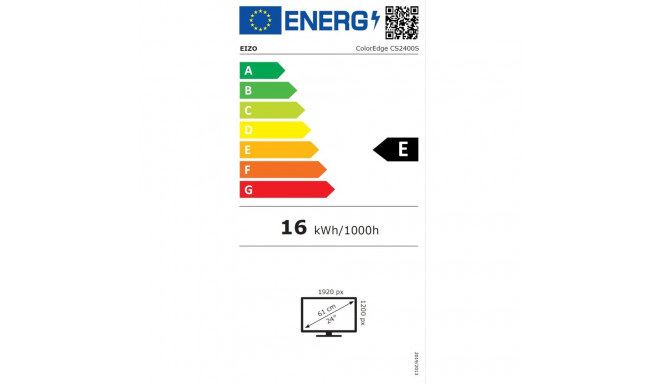 EIZO 61.0cm (24") CS2400S 16:10 HDMI+DP+USB-C IPS must