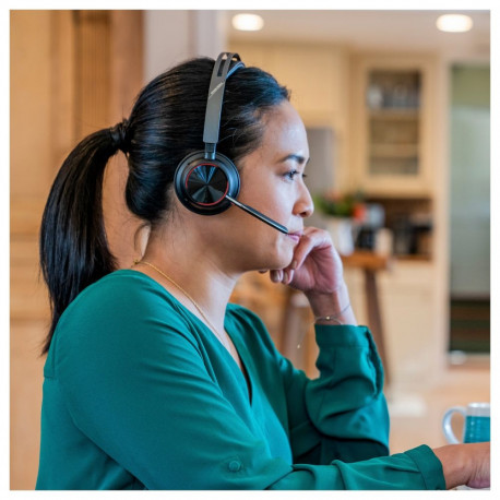 HP Poly Voyager Focus 2 UC USB-C/A Teams BT peakomplekt