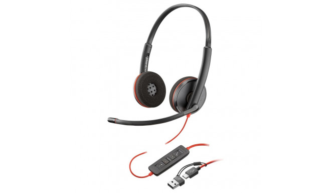 HP Poly Blackwire C3225 stereo peakomplekt USB-C/A & 3.5 mm
