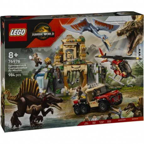 LEGO Jurassic World 76976 Powietrzna misja z kecalkoatlem i spinozaurem