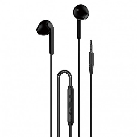 Dudao X3 in-ear headphones, wired, mini jack 3.5mm - black