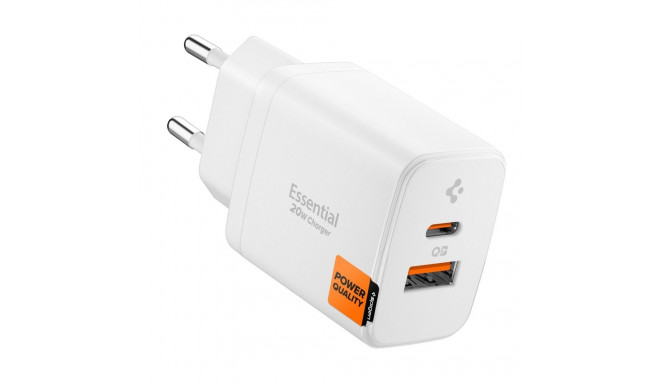 Spigen Essential EE202EU 20W Wall Charger - White