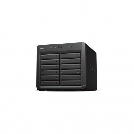 Synology DX1222 storage drive enclosure HDD/SSD enclosure Black 2.5/3.5"