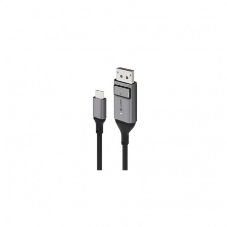 ALOGIC 1m Ultra USB-C (Male) to DP (Male) Cable - 4K @60Hz with LED (White)