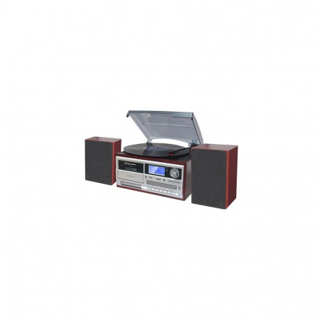 Roadstar HIF-8892EBT home audio system 8 W Cherry (fruit), Silver, Wood