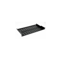 Equip Fixed Shelf 19', 1U, 400MM, Black