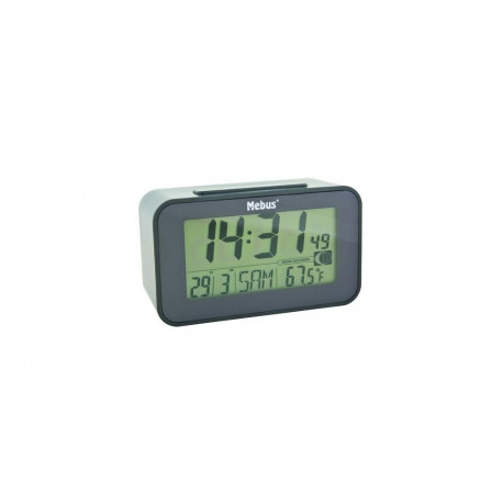 Mebus 51460 alarm clock Digital alarm clock Anthracite