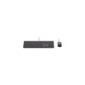 Logitech 920-013349 keyboard Mouse included Home/Office USB QWERTY US International Graphite