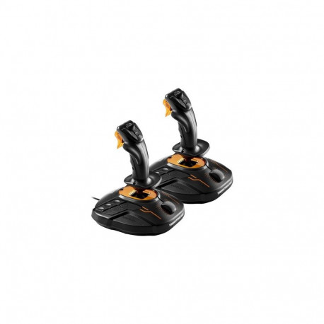 Thrustmaster T.16000M FCS SPACE SIM DUO Black, Orange USB Joystick Analogue / Digital PC