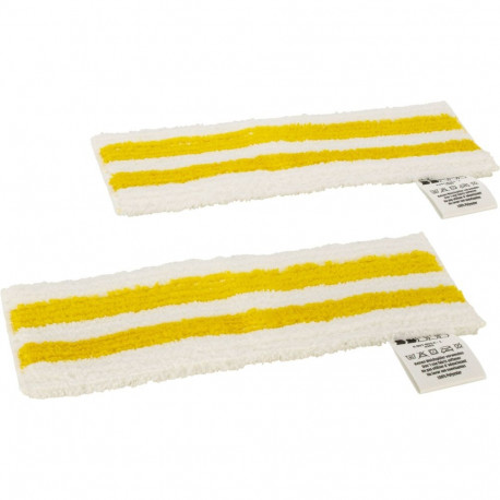 Kärcher Universal floor cloth set EasyFix Mop disposable cloth White, Yellow