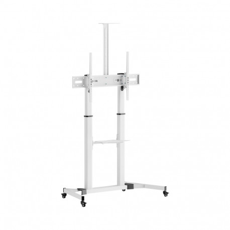 Sbox FS-3610 WHITE Floor Ultra-Large LED TV Stand 60-100" 100kg White