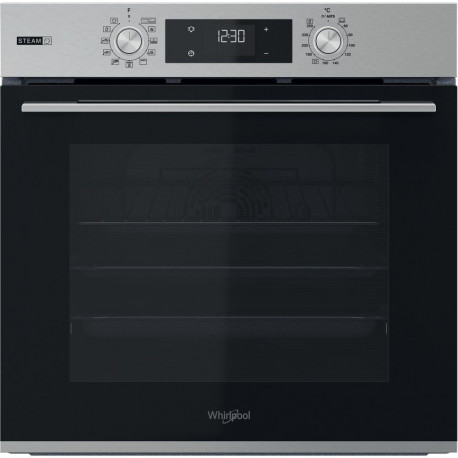 WHIRLPOOL Oven OMSK58HU1SX, Inox, Energy class A+, Steam+